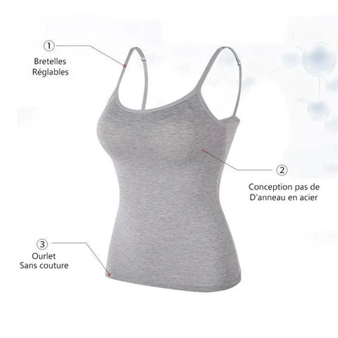 débardeur pour les activités sportives avec soutien gorge intégré