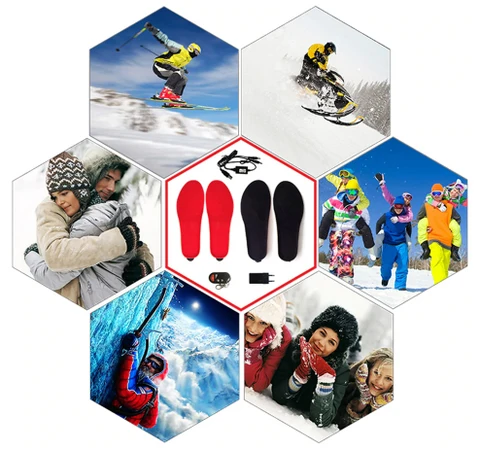 Semelles chauffantes ThermaSole™ avec Télécommande semelles chauffantes thermasole 10 large